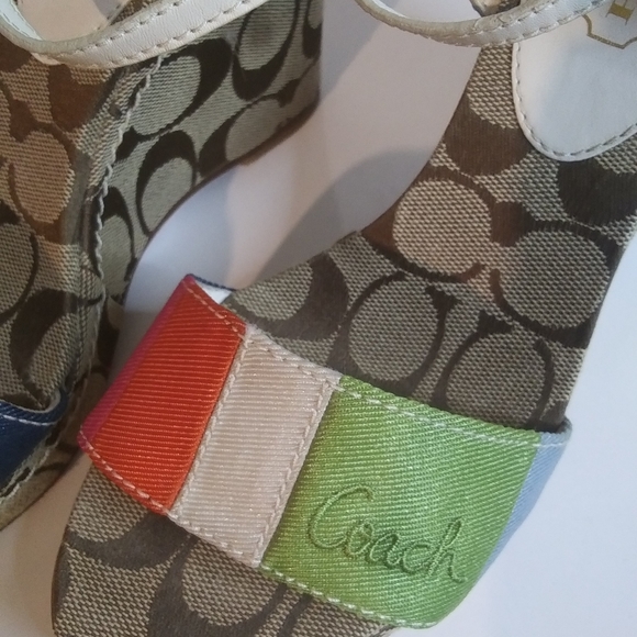 Coach 6 Anamaria Sandal Wedges - Picture 11 of 13